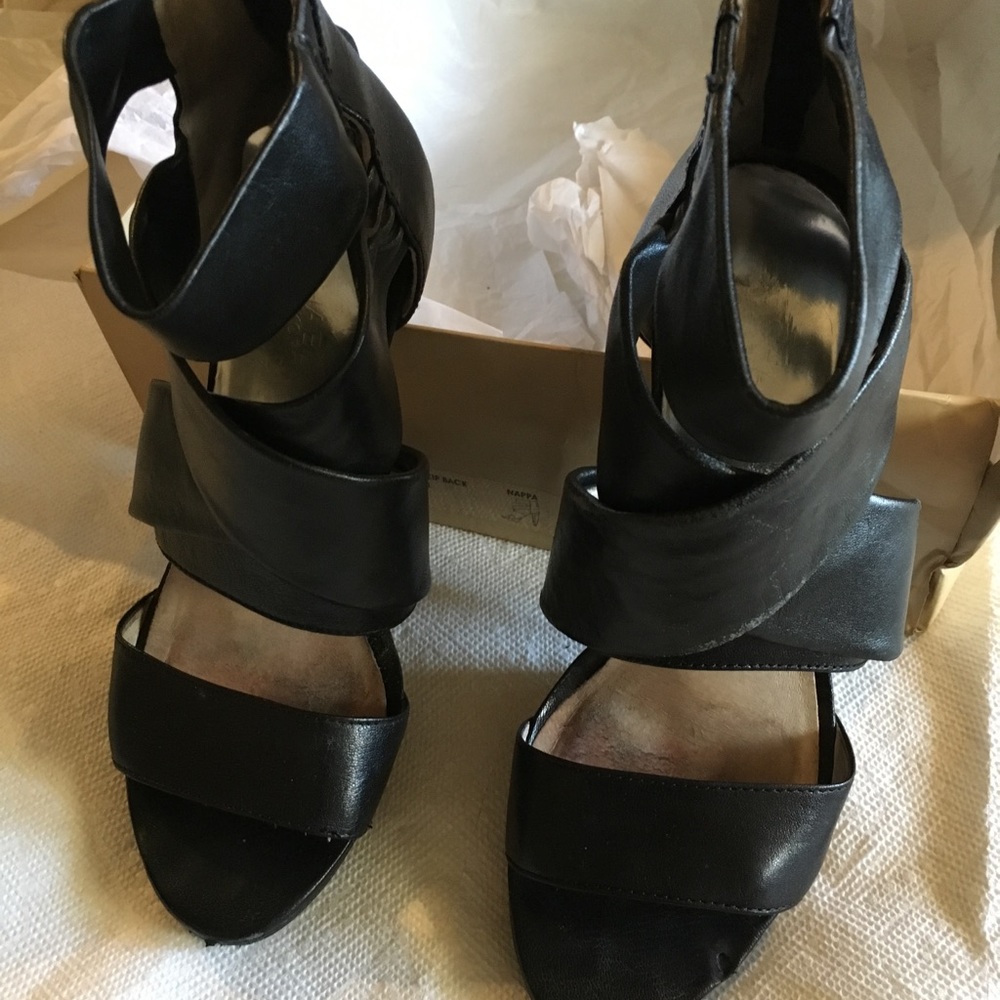 Authentic Michael Kors Black Sandal Heels